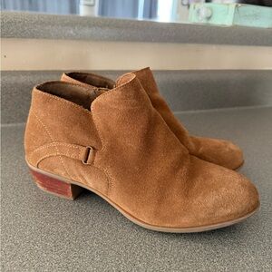 Brown Suede Ankle Boots